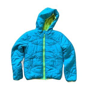 🎉 CANYON RIVER Girls Blue/Green Puff Jacket